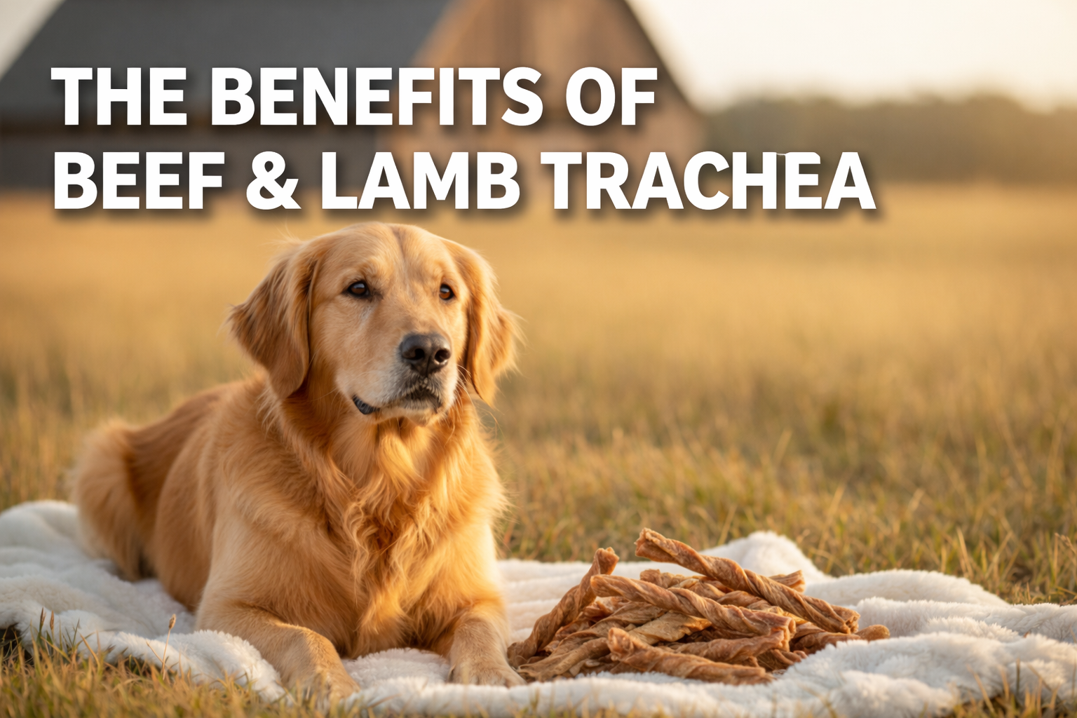 The Benefits of Beef & Lamb Trachea for Dogs