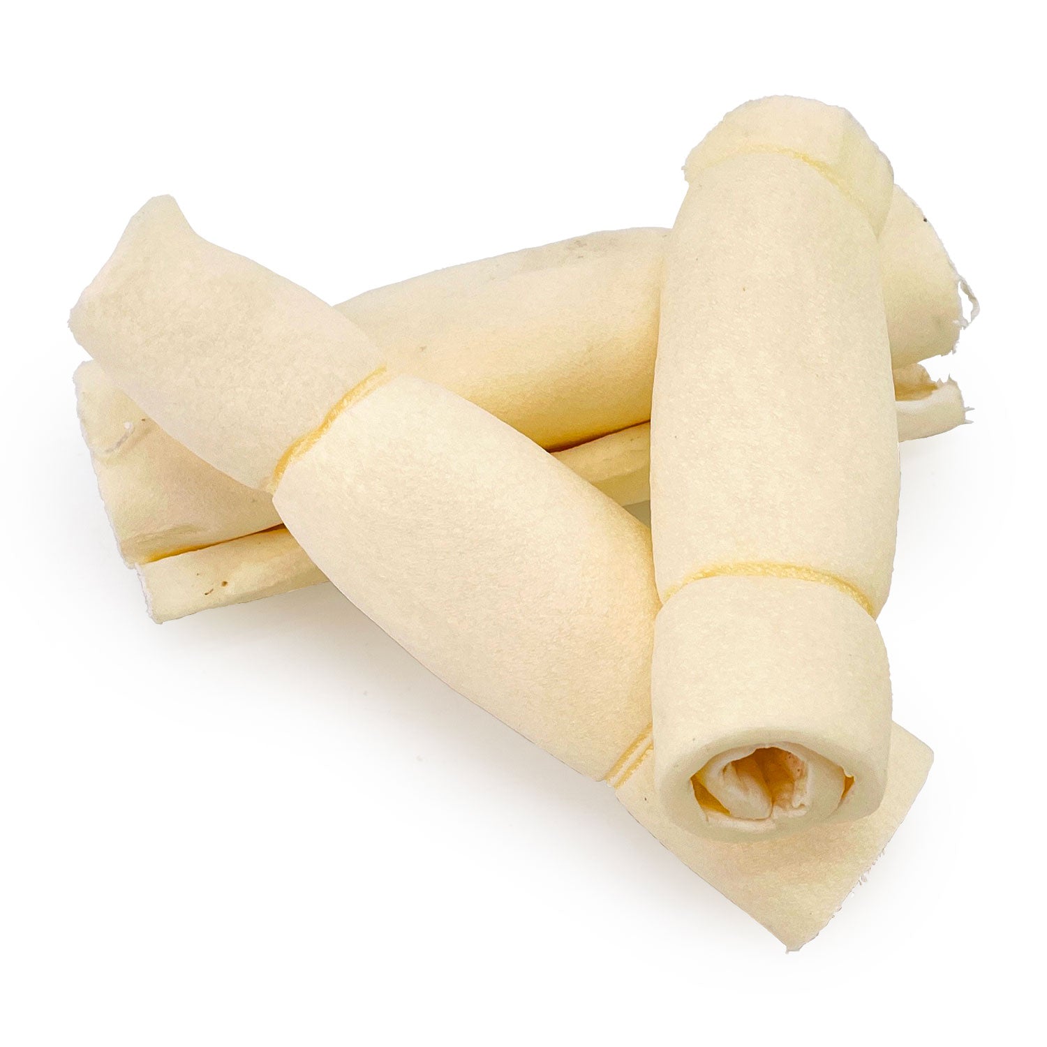 ValueBull Beef Cheek Rolls, Dog Chews, Varied Shapes, 6 Inch, 5 Pounds Bulk Pack - Cheek Roll - 5 Pound