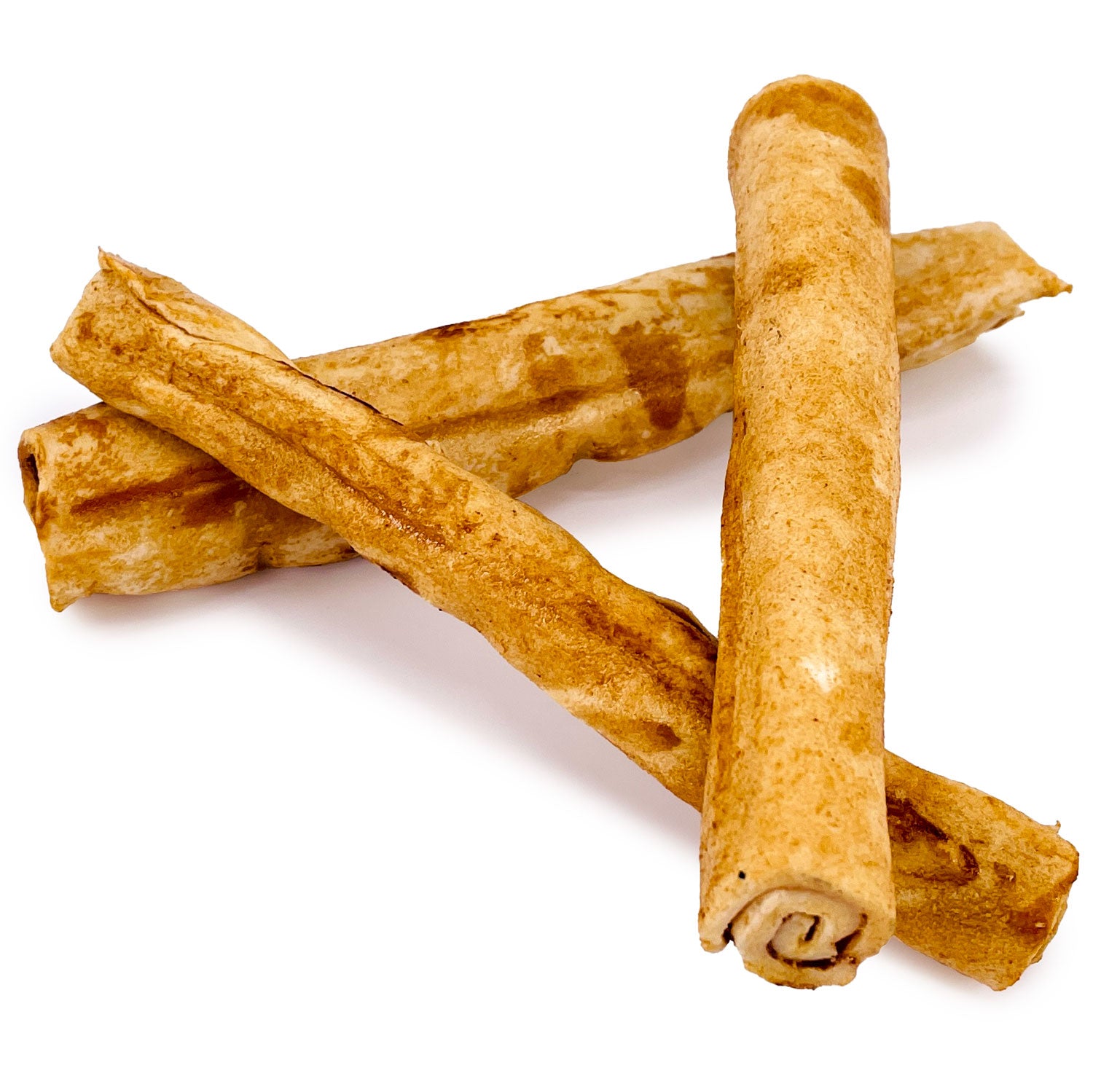 ValueBull USA Retriever Rolls for Small Dogs, Premium Rawhide, Thin 5-6 Inch, Chicken Infused, 25 Count - Chicken - 25 Rolls