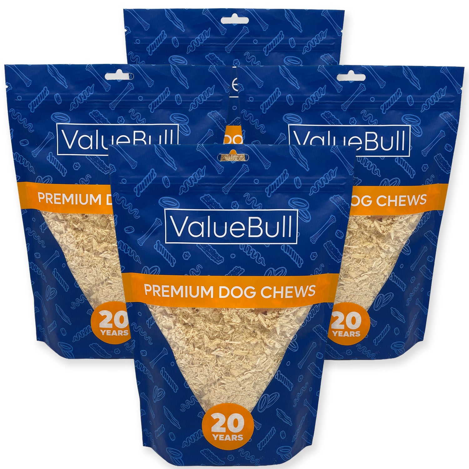 ValueBull USA Freeze Dried Chicken Breast Food Topper for Dogs & Cats, 4 Pound - 4