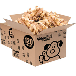 ValueBull Lamb Ears Dog Chews, Varied Shapes, Sizes & Colors, 240 ct Bulk Pack - Varied - 240 Ears