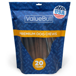 ValueBull USA Collagen Sticks for Dogs, 12 Inch Super Jumbo Chews, Natural Long-Lasting Dog Treats, 25 Count