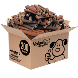 ValueBull Collagen Sticks for Dogs, 6 Inch Jumbo Chews, Natural Long-Lasting Dog Treats, 200 Count Bulk Pack - Jumbo - 200 Sticks