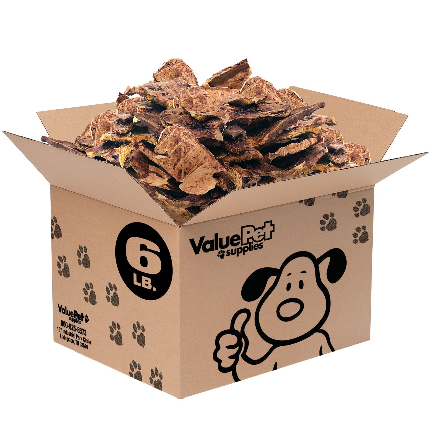 ValueBull Lamb Lung Dog Chews, Sliced, 6 Pounds - Lung - 6 Pound