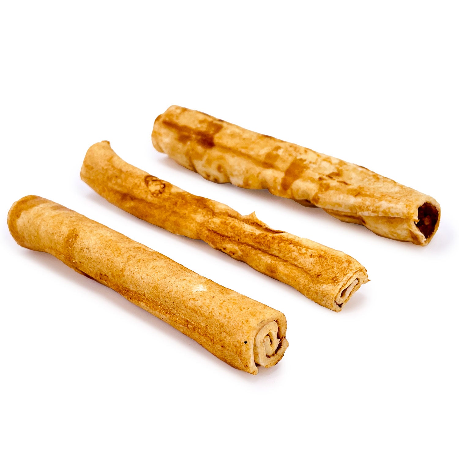 ValueBull USA Beef Rawhide Retriever Rolls, Thin 5-6 Inch, Chicken, 25 ct
