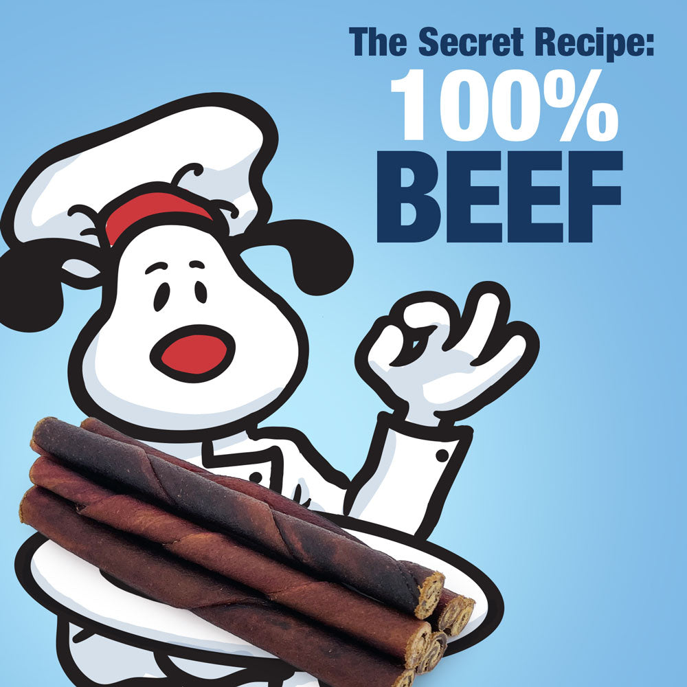 ValueBull USA Collagen Twists Dog Chews, 5 Inch, Natural Long-Lasting Dog Treats, 25 Count - 25 Count