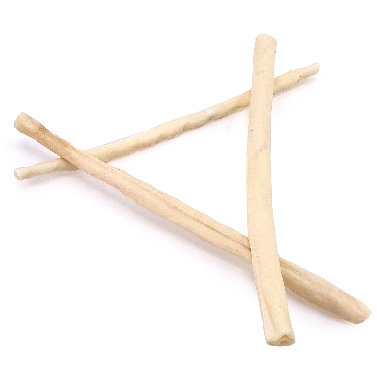 ValueBull USA Retriever Rolls for Small Dogs, Premium Rawhide, Thin 10 Inch, 25 Count - Natural- 25 Rolls