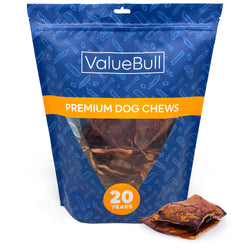 ValueBull USA Rawhide Chips, Natural Beef Flavor, 2 Pound - Beef,1 Pound (Pack of 2)