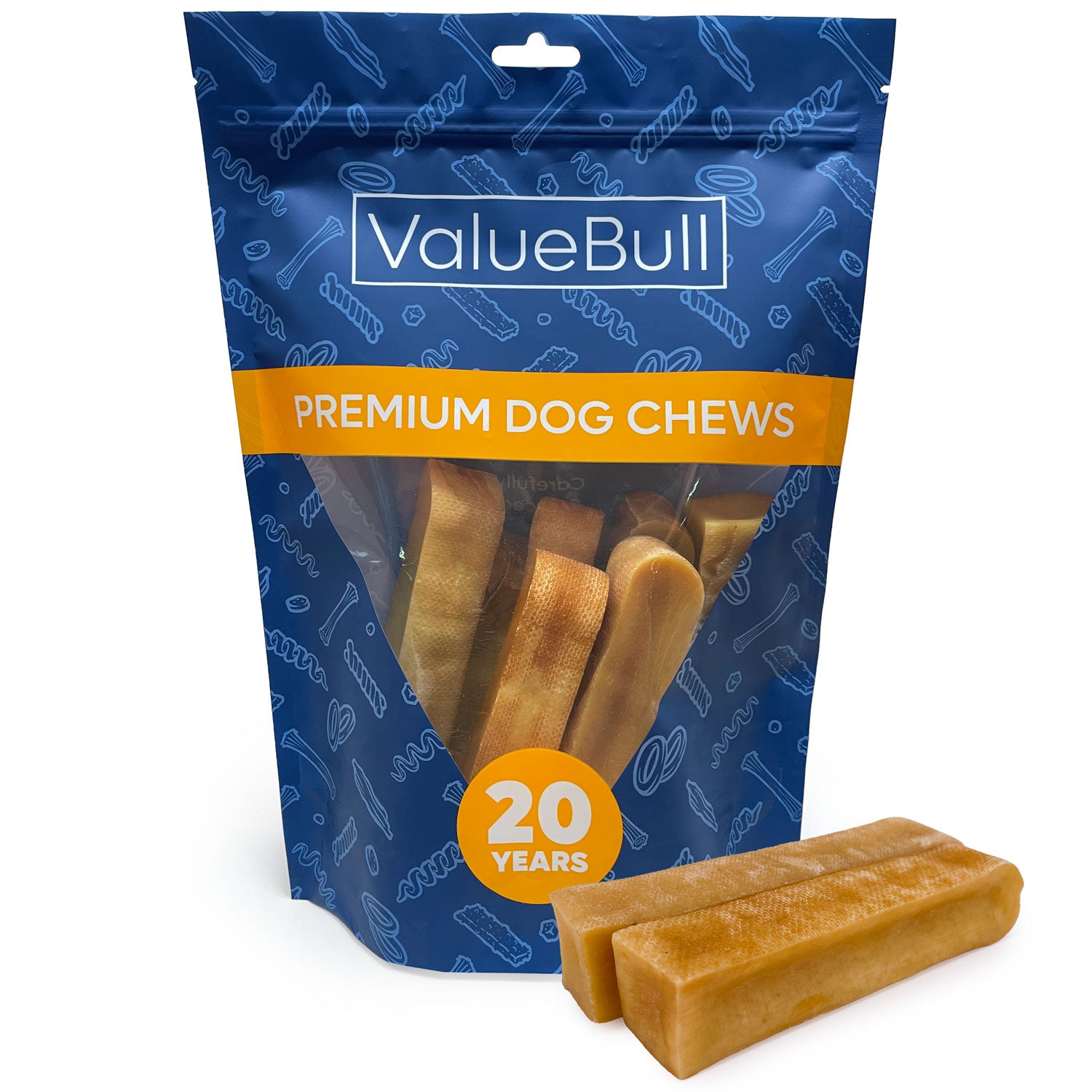 ValueBull Himalayan Yak Cheese Dog Chews, Extra Large, 2 lb - X-Large - 2 LB