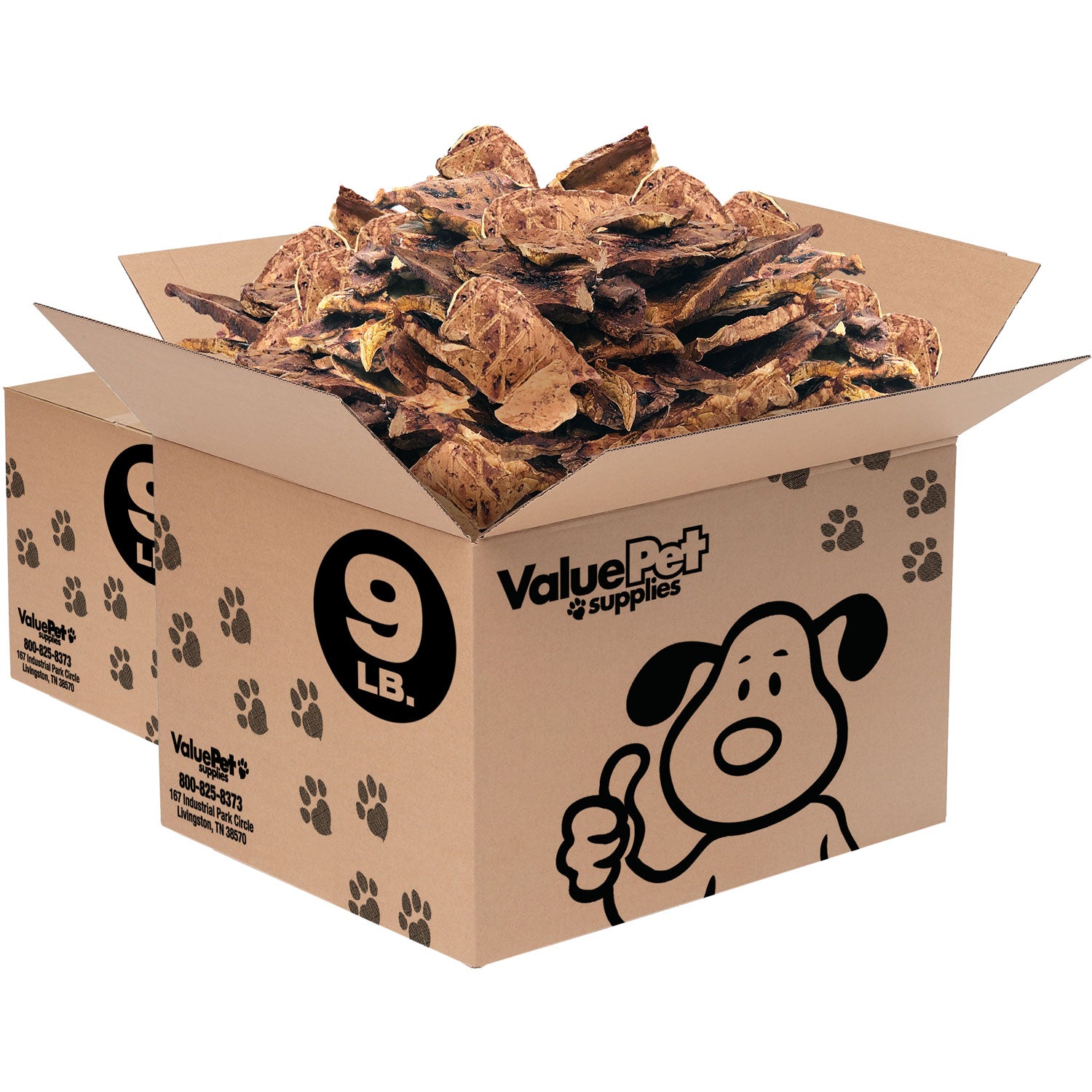 ValueBull New Zealand Lamb Lung Dog Chews, Sliced, 18 Pounds Bulk Pack - Lung - 18 Pound