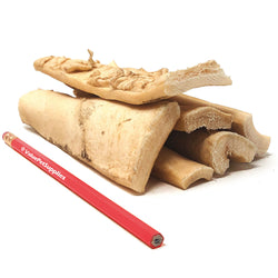 ValueBull Beef Cheek Slices, Long Lasting Dog Chews, Thick 4-6 Inch, 240 Count Bulk Pack - Cheek - 240 Slices
