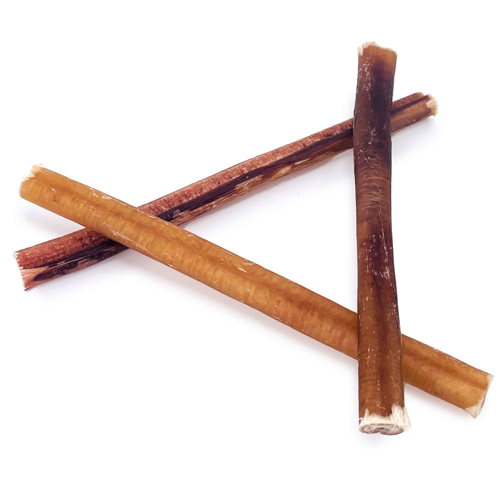 ValueBull USA Bully Sticks for Small Dogs, Thin 6 Inch, 100 Count Bulk Pack - Thin - 100 Sticks