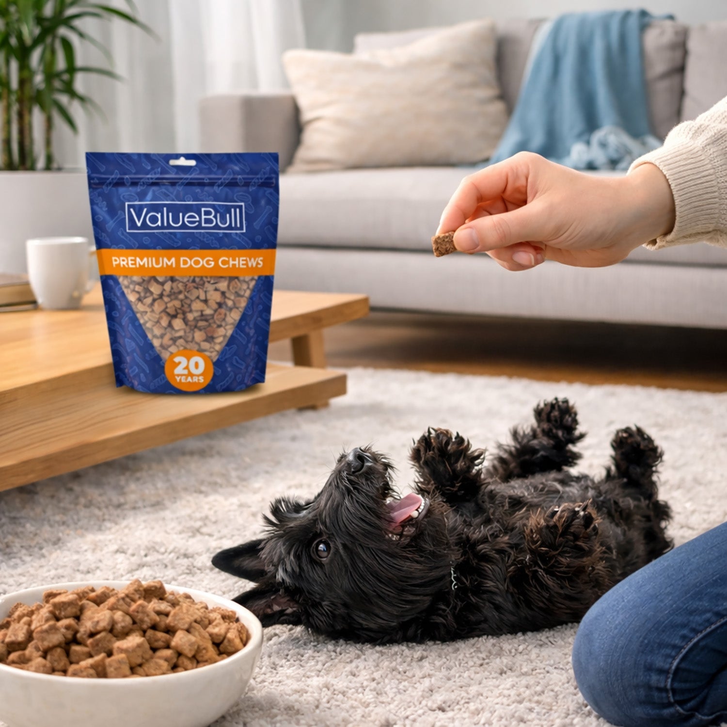 ValueBull USA Freeze Dried Lamb Liver for Dogs & Cats, 8 Pound Wholesale Pack - Lamb Liver - 8 Pound
