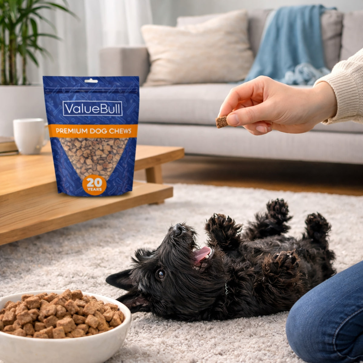 ValueBull USA Freeze Dried Lamb Liver for Dogs & Cats, 8 Pound Wholesale Pack - Lamb Liver - 8 Pound