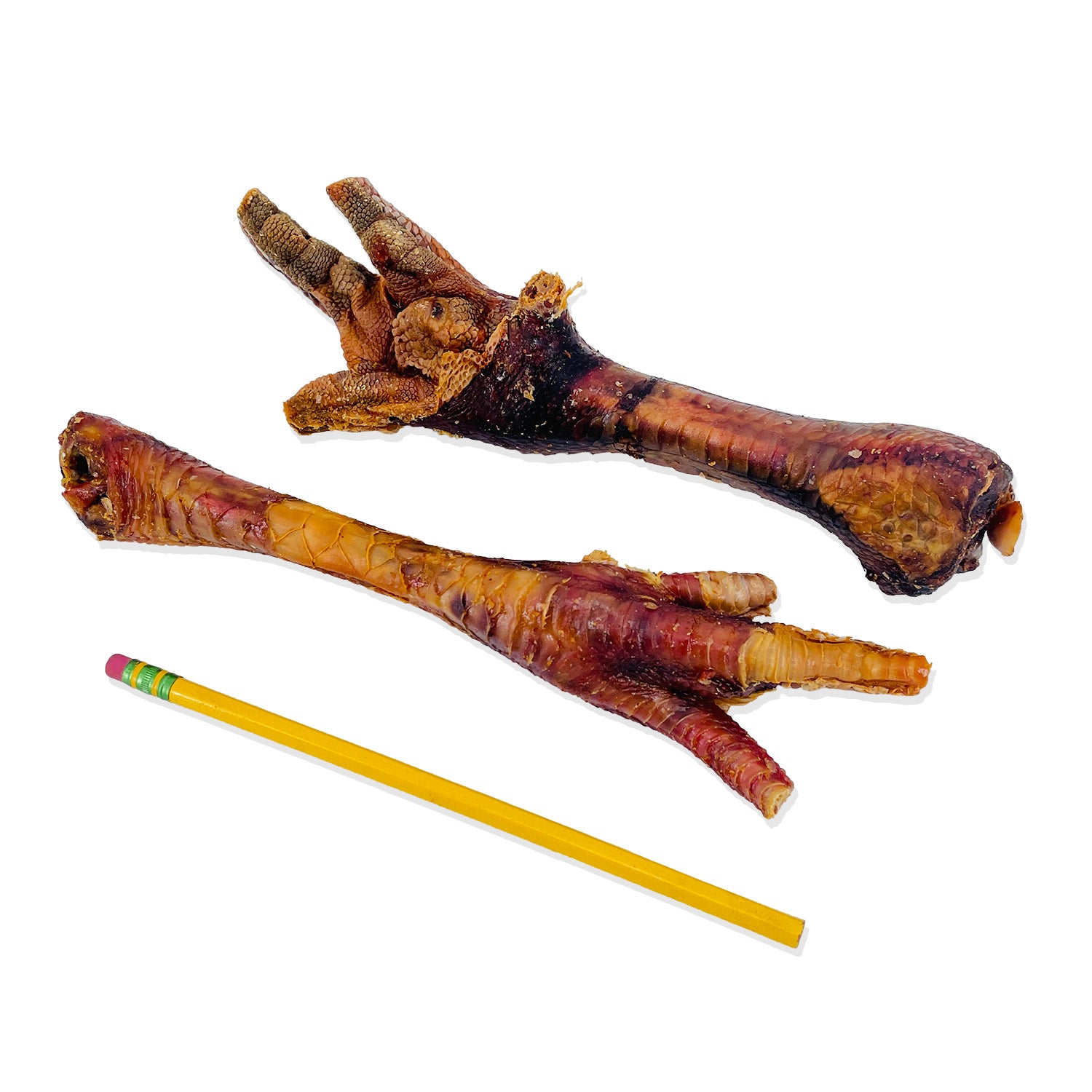 ValueBull Turkey Feet Dog Chews, 100 Count Wholesale Pack - Turkey - 100 Feet