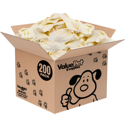 ValueBull Premium Cow Ears, Large, 200 Count BULK PACK - 200