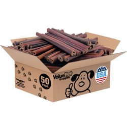 ValueBull USA Collagen Sticks for Dogs, 12 Inch Jumbo Chews, Natural Long-Lasting Dog Treats, 50 Count Bulk Pack - Jumbo - 50 Count