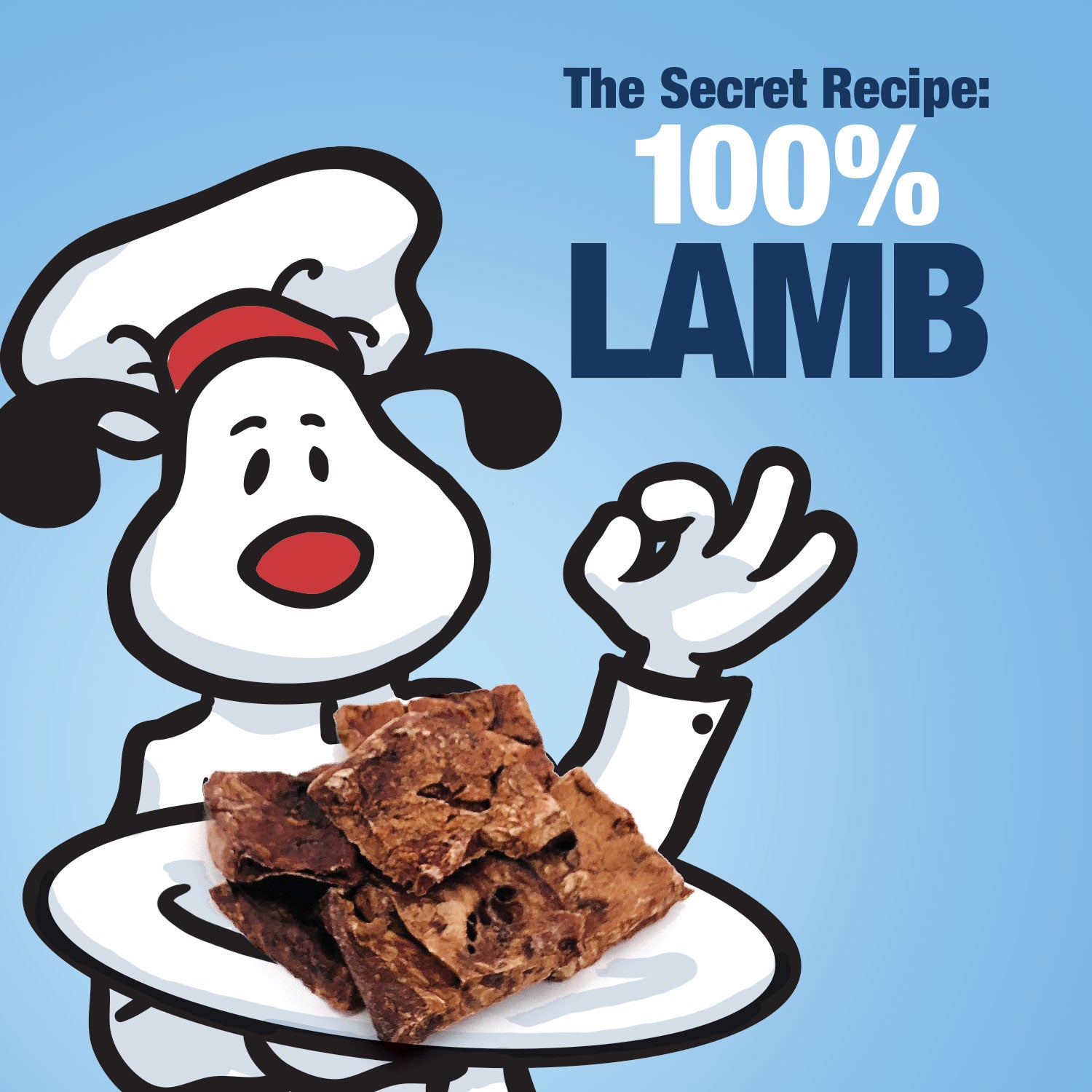 ValueBull Lamb Lung Wafers for Dogs, Premium 5 Pound