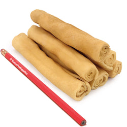 ValueBull USA Retriever Rolls, Premium Thick Cut Rawhide, Medium 5-6 Inch, Smoked, 400 Count Wholesale Pack