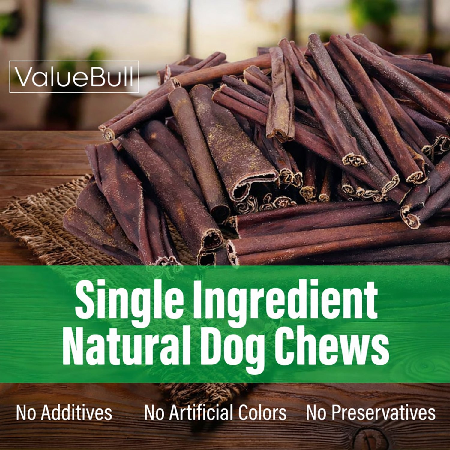 ValueBull Collagen Sticks for Dogs, Varied Shape & Size Chews, Natural Long-Lasting Dog Treats, 10 Pound Bulk Pack - Varied - 10 Pound