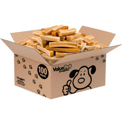 ValueBull Himalayan Yak Cheese Dog Chews, Medium, 100 ct Wholesale Pack