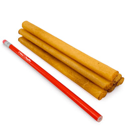 ValueBull USA Collagen Sticks for Small Dogs, 6 Inch Thin Chews, Natural Lightly Smoked Dog Treats, 100 Count BULK PACK