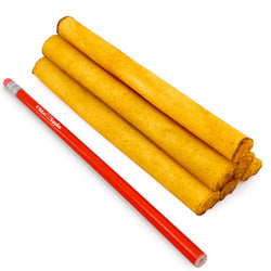 ValueBull USA Collagen Sticks for Dogs, Lightly Smoked, 6 Inch Medium Chews, 200 Count Bulk Pack