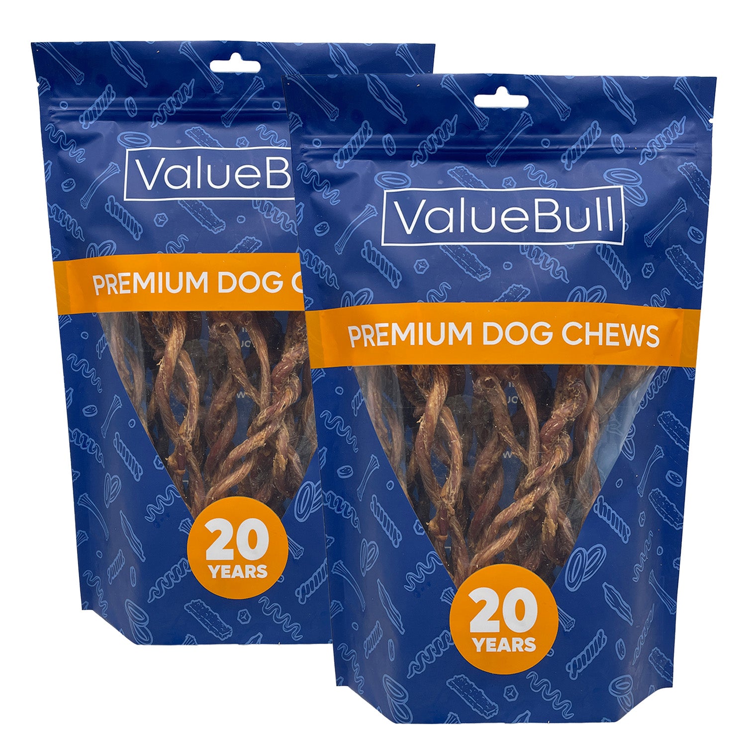 ValueBull Pizzle Twists, Premium Lamb, 40 Count - 40