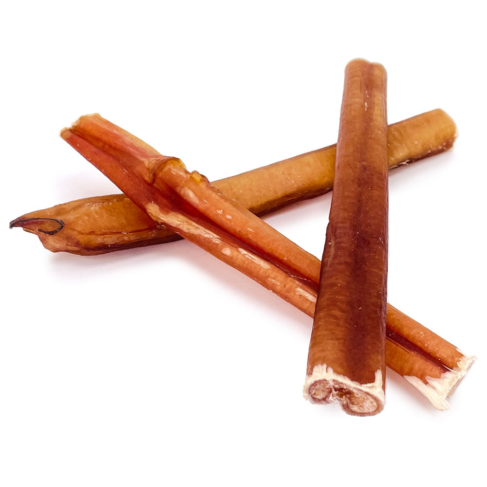 ValueBull USA Bully Sticks for Large Dogs, Thick 6 Inch, 100 Count Bulk Pack - Thick - 100 Sticks