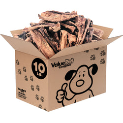 ValueBull Beef Lung Sticks, Premium 10 Pounds Bulk Pack - Stick - 10 Pound