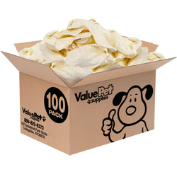 ValueBull Premium Cow Ears, Large, 100 Count Count BULK PACK - 100