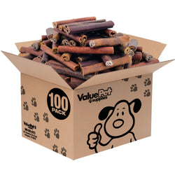 ValueBull Collagen Sticks for Dogs, 6 Inch Super Jumbo Chews, Natural Long-Lasting Dog Treats, 100 Count Bulk Pack - X-Jumbo - 100 Sticks