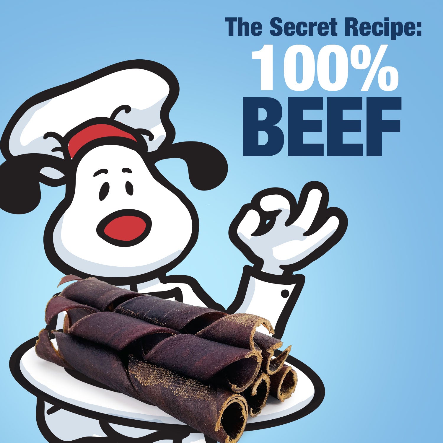 ValueBull USA Collagen Curly Spirals for Dogs, 5-6 Inch Thick Chews, Natural Dog Treats, 25 Count Bulk Pack - Thick - 25 Spirals