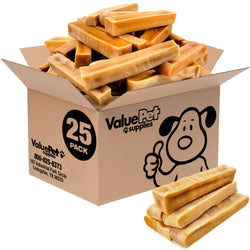 ValueBull Himalayan Yak Cheese Dog Chews, Extra Large, 25 ct Bulk Pack - X-Large - 25 Bars