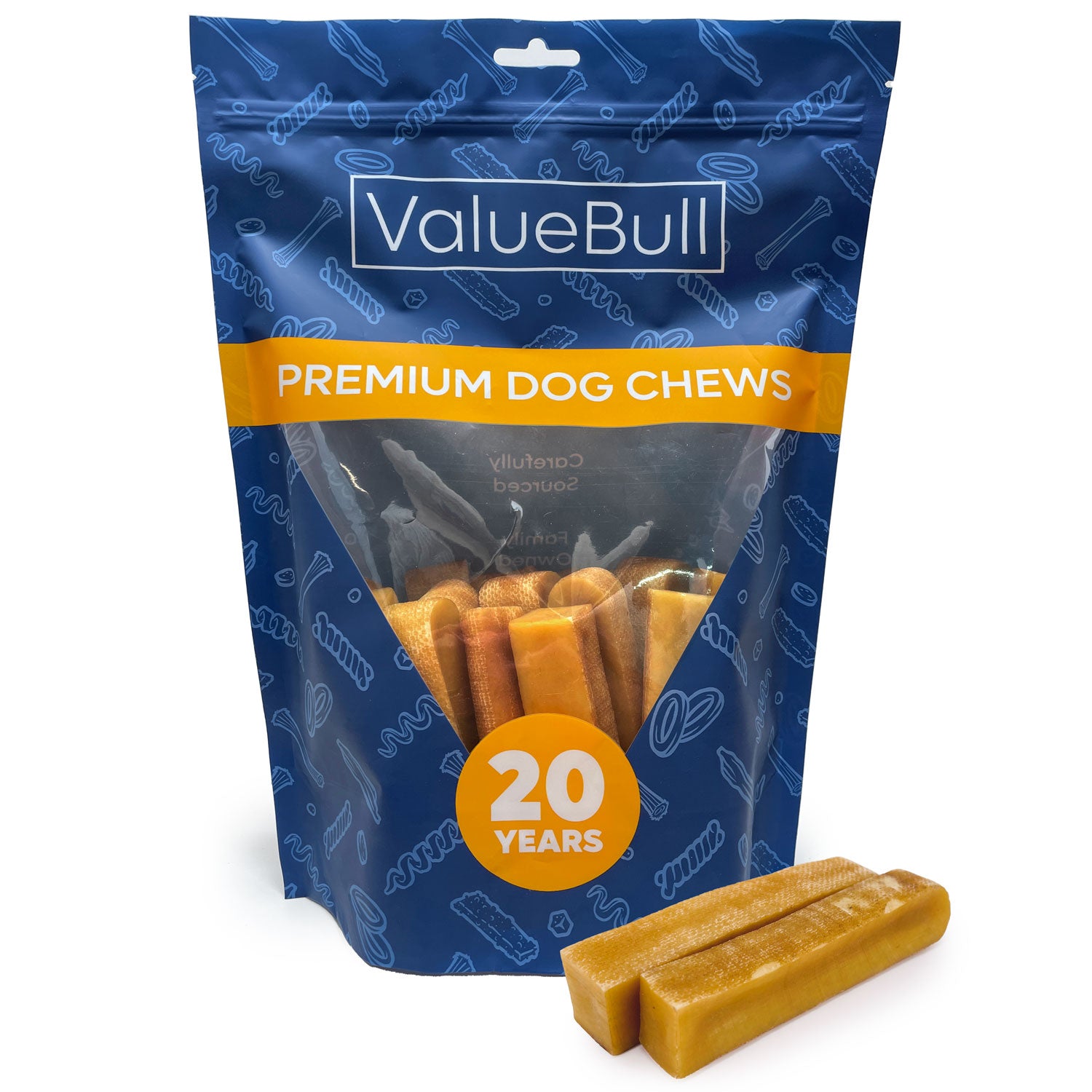 ValueBull Himalayan Yak Cheese Dog Chews, Medium, 2 lb - Medium - 2 LB