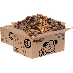 ValueBull Lamb Lung Sticks, Premium 40 Pounds Bulk Pack - Lung - 40 Pound