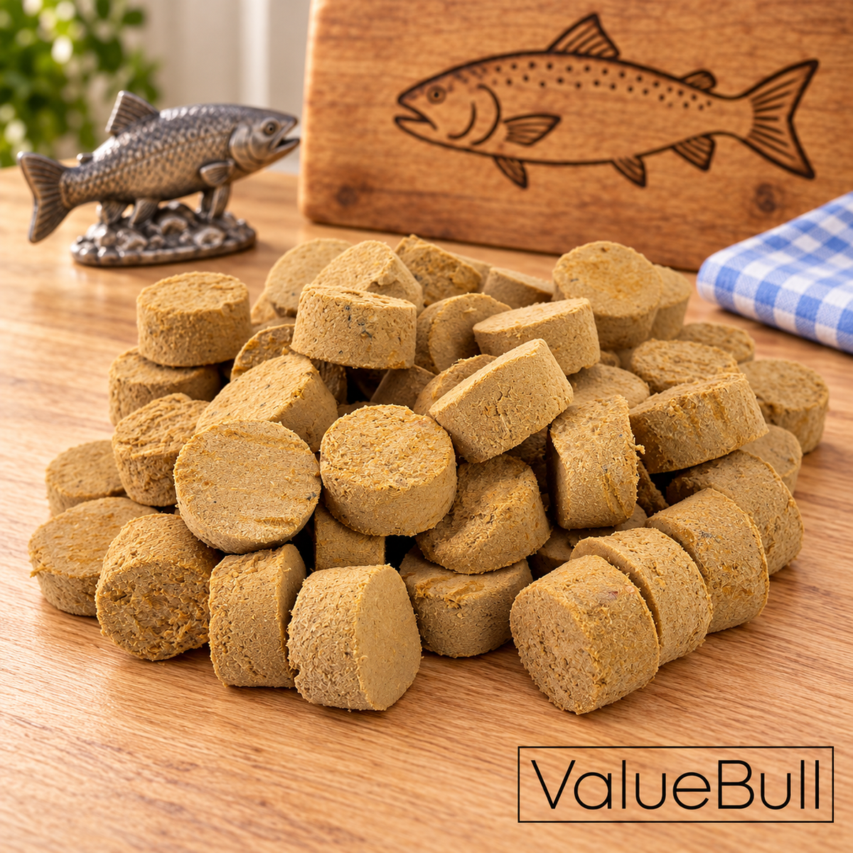 ValueBull USA Freeze Dried Fish & Sweet Potato Training Treats for Dogs & Cats, 4 Pounds - Fish - 4 Pound