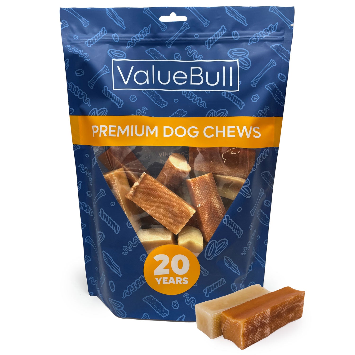 ValueBull Himalayan Yak Cheese Dog Chews, Small, 25 ct - Small - 25 Bars