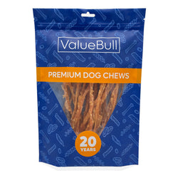 ValueBull USA Turkey Tendons Dog Treats, 8 Ounces - 8 Ounce