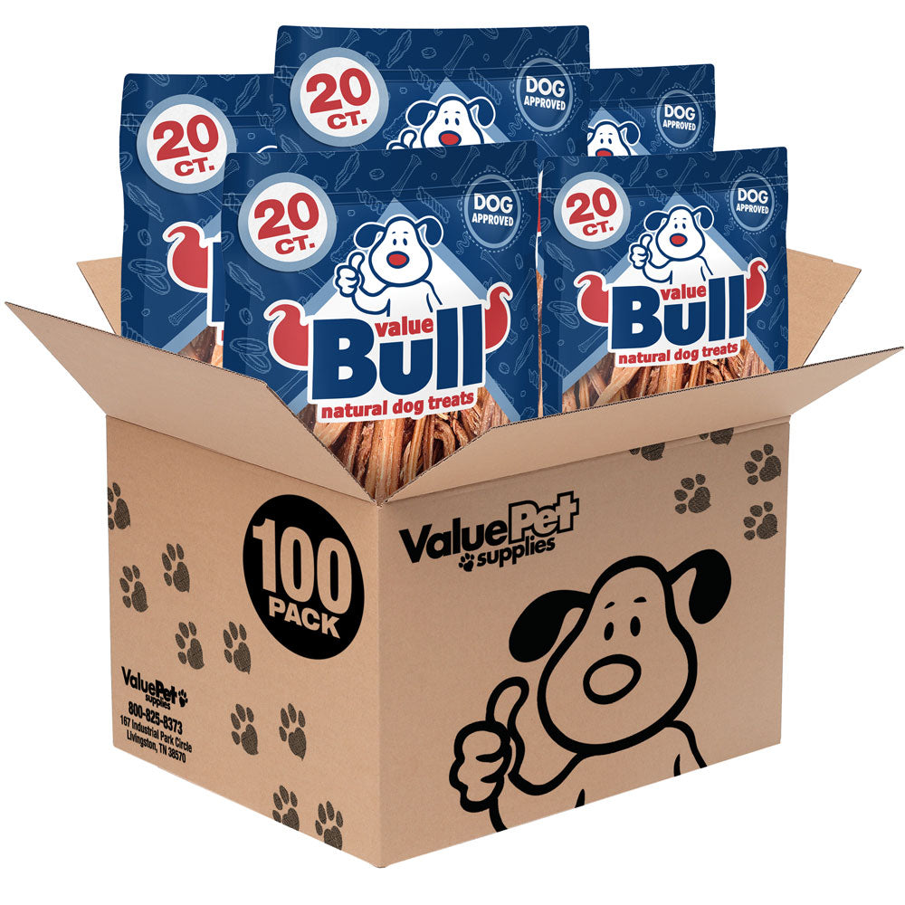 ValueBull Lamb Pizzle Sticks, 100 Count - Pizzles - 100 Sticks