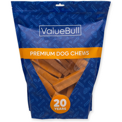 ValueBull Himalayan Yak Cheese Dog Chews, Pumpkin, Large, 25 Count - Pumpkin - 25 Bars