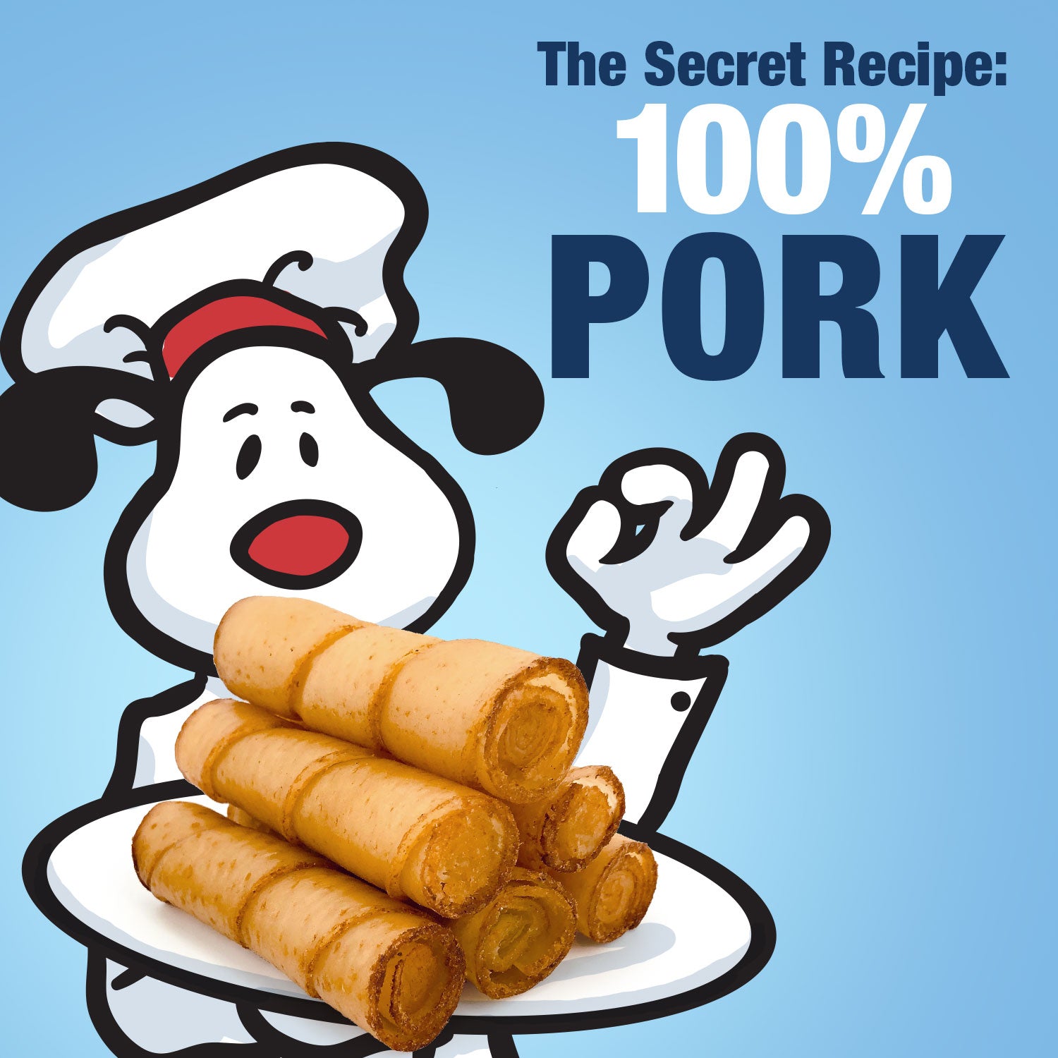 ValueBull USA Pig Skin Twist Rolls, 4-5 Inch, Smoked, 50 Count - Pork - 50 Twists