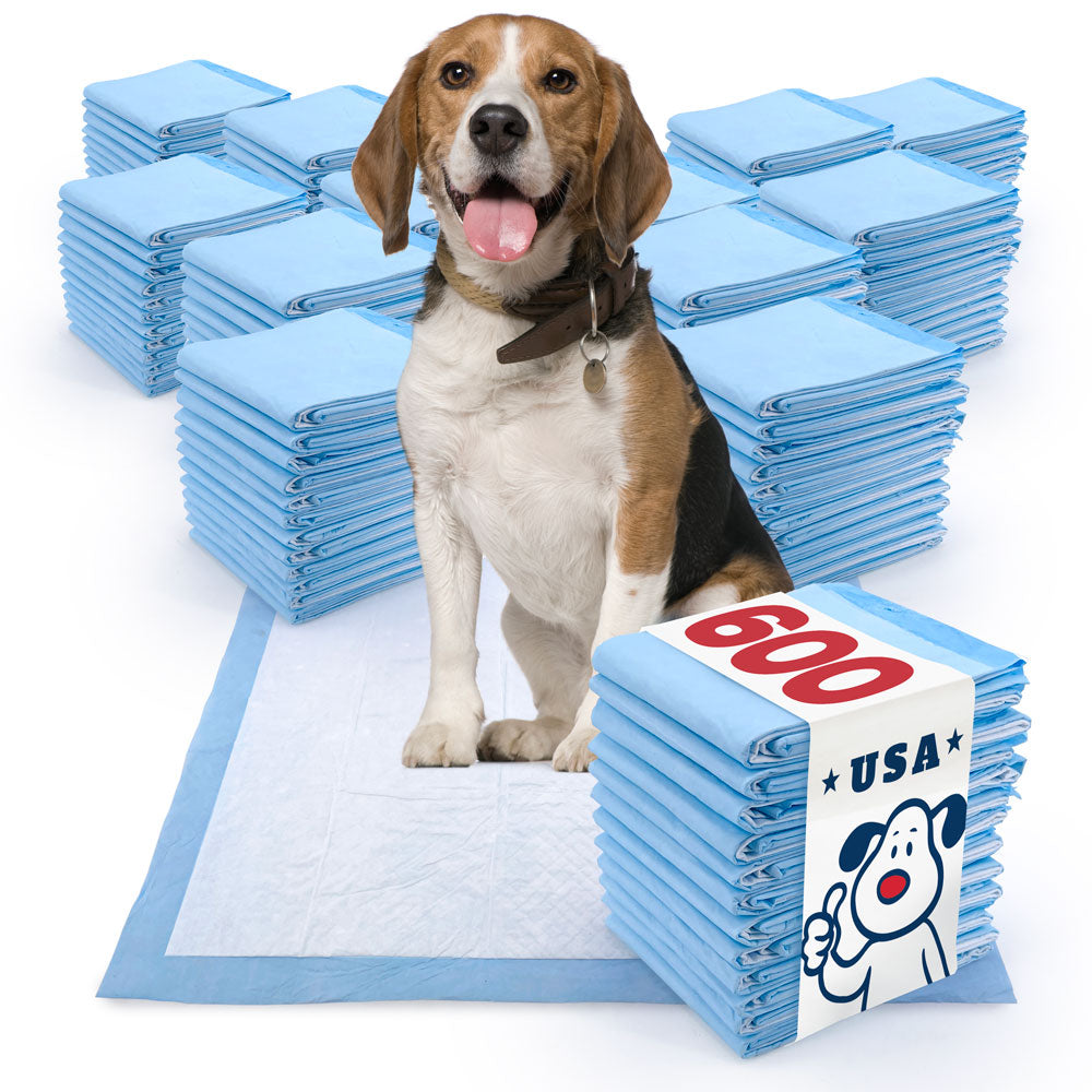 ValuePad USA Puppy Pads, Medium 22x23 Inch, 600 Count Bulk Pack - 600 Count