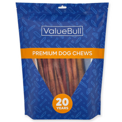 ValueBull Bully Sticks for Large Dogs, Jumbo 12 Inch, 10 Count - Jumbo - 10 Sticks