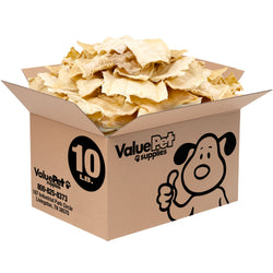 ValueBull USA Rawhide Chips, 10 Pound Bulk Pack - Natural - 10 Pound