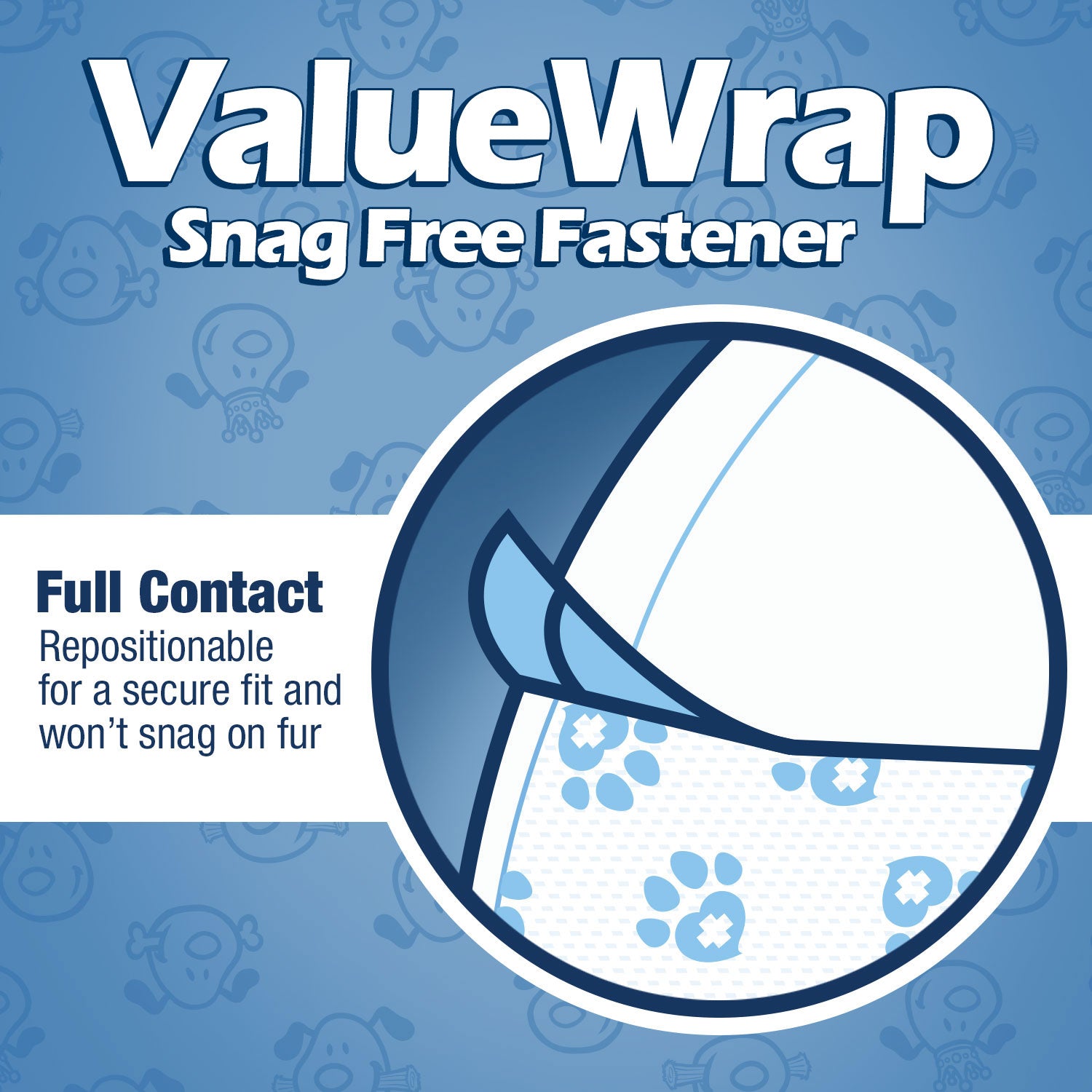 ValueWrap Male Wraps, Disposable Dog Diapers, Carbon, 1-Tab Large, 72 Count - 72 Count,Large