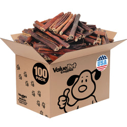 ValueBull USA Beef Collagen Sticks, 12 Inch Super Jumbo Chews, 100 Count Bulk Pack
