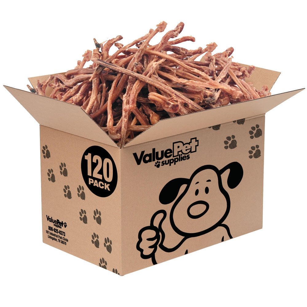 ValueBull Lamb Pizzle Sticks for Dogs, 120 Count Bulk Pack - Pizzles - 120 Sticks