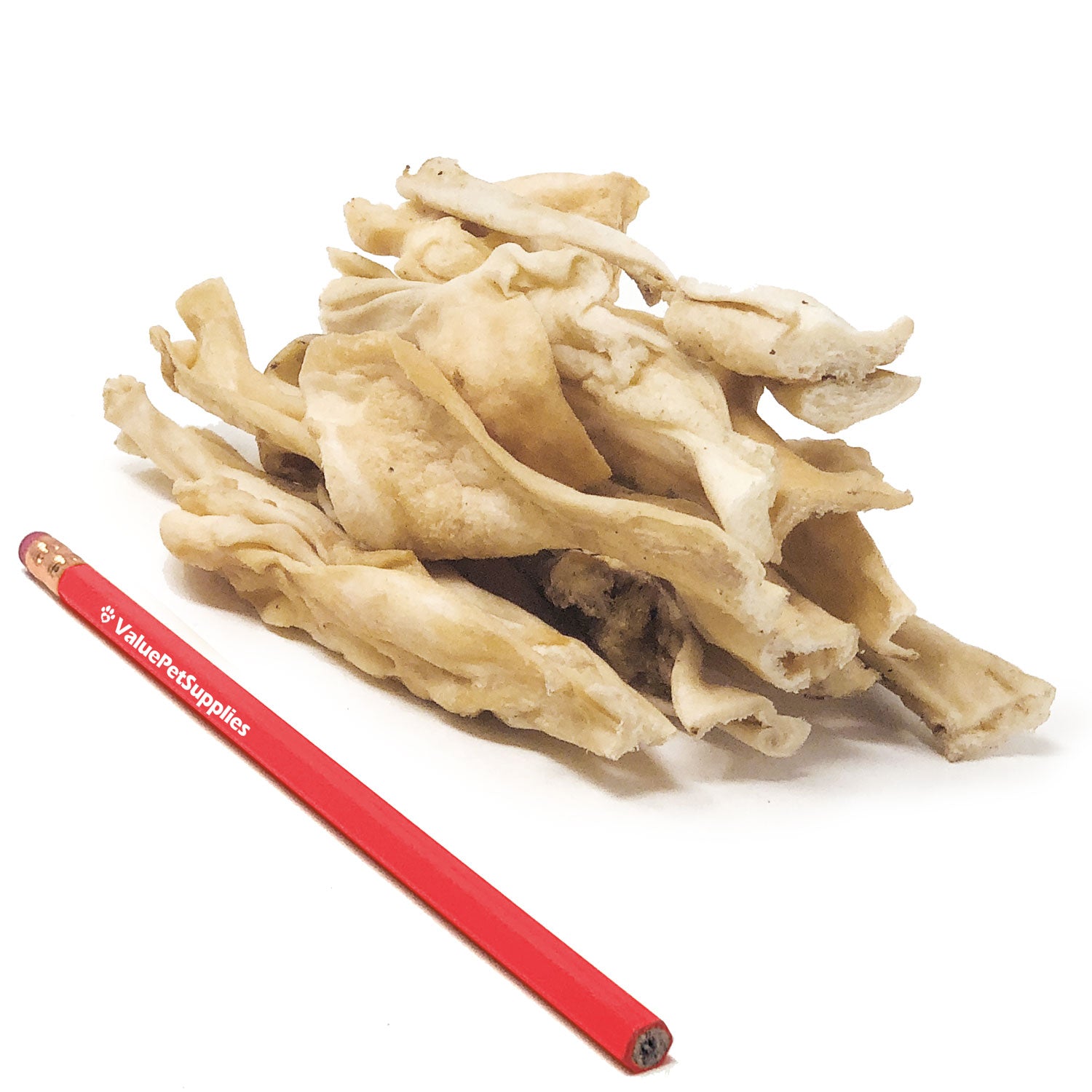 ValueBull Lamb Cheek Slices, Premium Lamb Dog Chews, 5-6 Inch, 10 Count - Lamb Cheek - 10 Slices