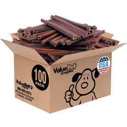 ValueBull USA Collagen Sticks for Dogs, 12 Inch Jumbo Chews, Natural Long-Lasting Dog Treats, 100 Count Bulk Pack - Jumbo - 100 Count